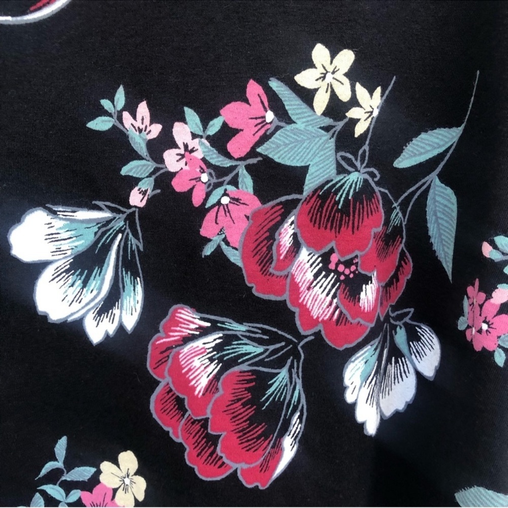 Terra & Sky floral long sleeve top 2X - Picture 4 of 6